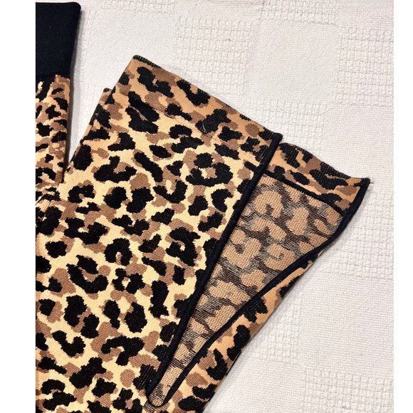 Fabletics Flared Leopard Print Pants - Picture 3 of 5